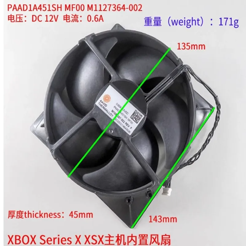 Console Cooling Fan - Replacement Cooling Fan for Xbox Series