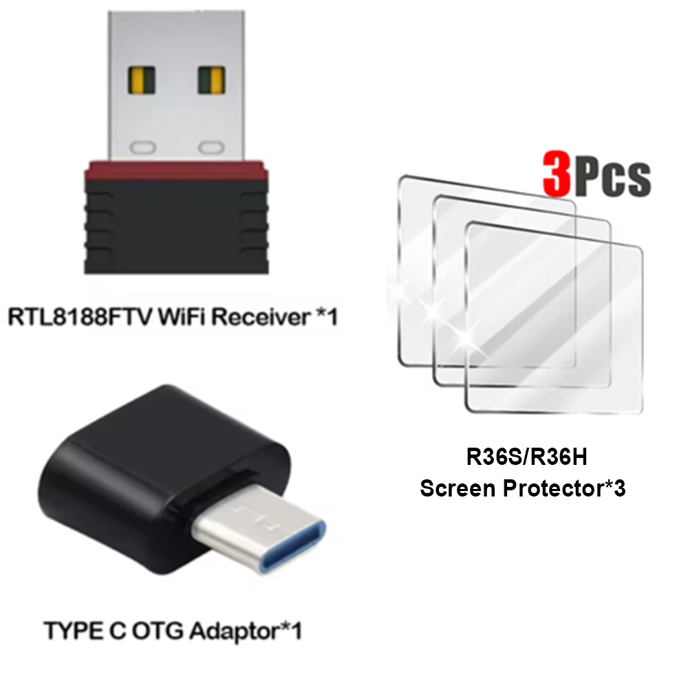 Gaming Console R36H - R36S (WiFi) RTL8188FTV USB Dongles and
