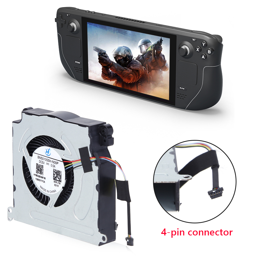 Console Cooling Fan - BN5010S5H-N00P Fan Replacement Replacement Steam Deck
