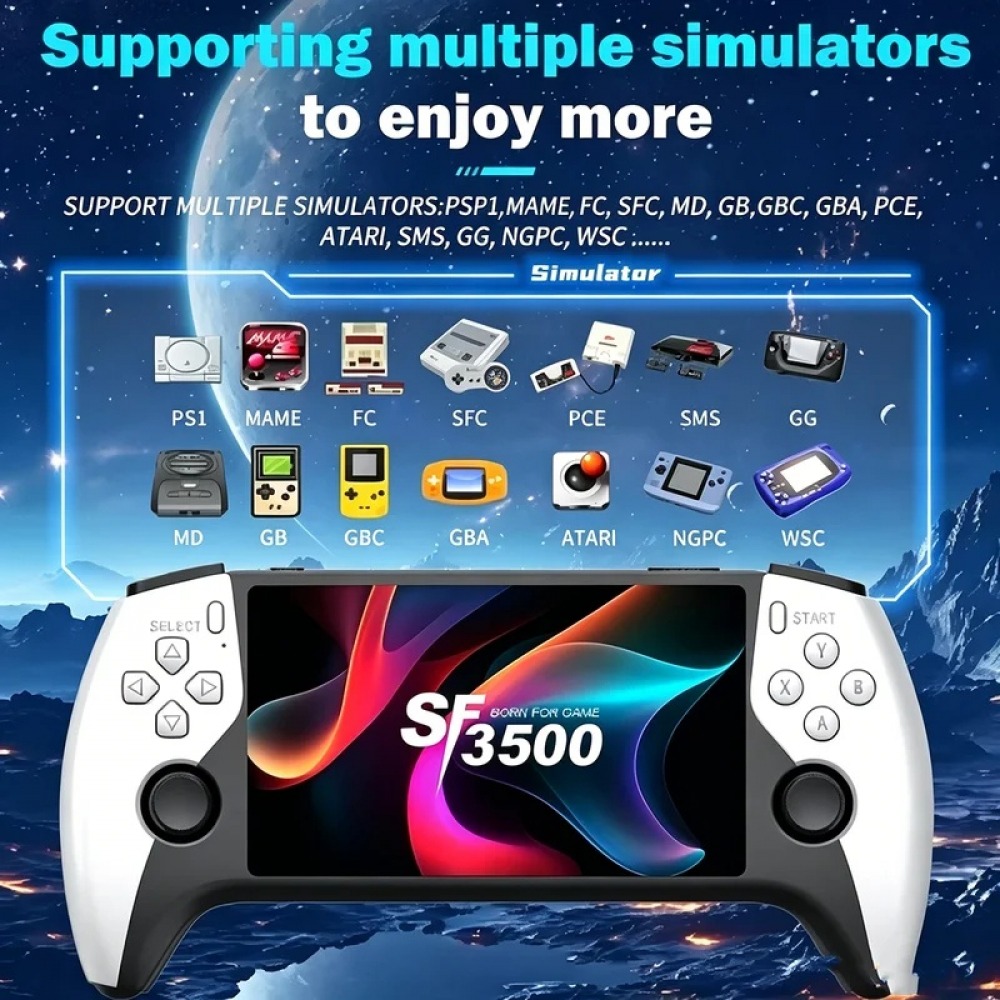 Handheld Gaming Console - SF3500 5 inch Handheld Game Console