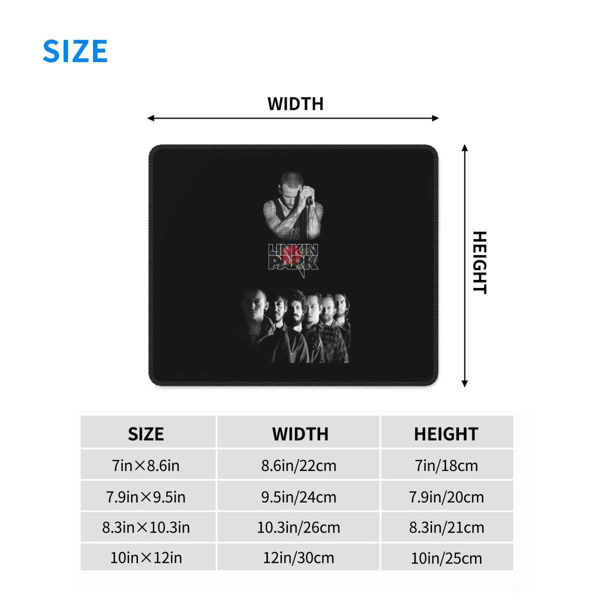 Multi-size Mouse Pad L-Linkin  - Gaming Console Portable Pc review and price