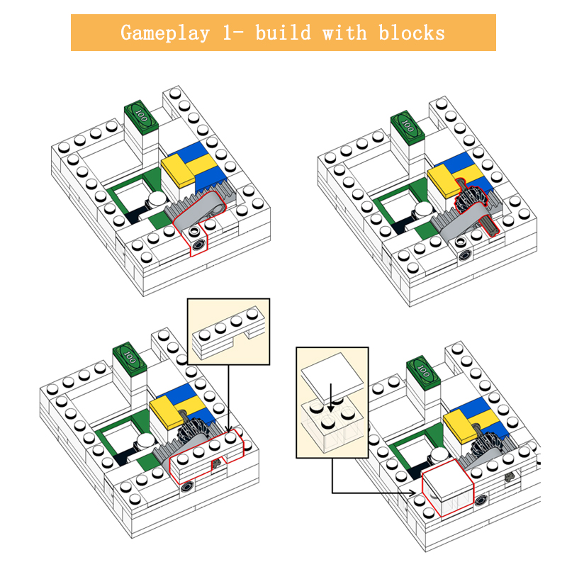 moc building blocks puzzle box - Gaming Console Lego review and price