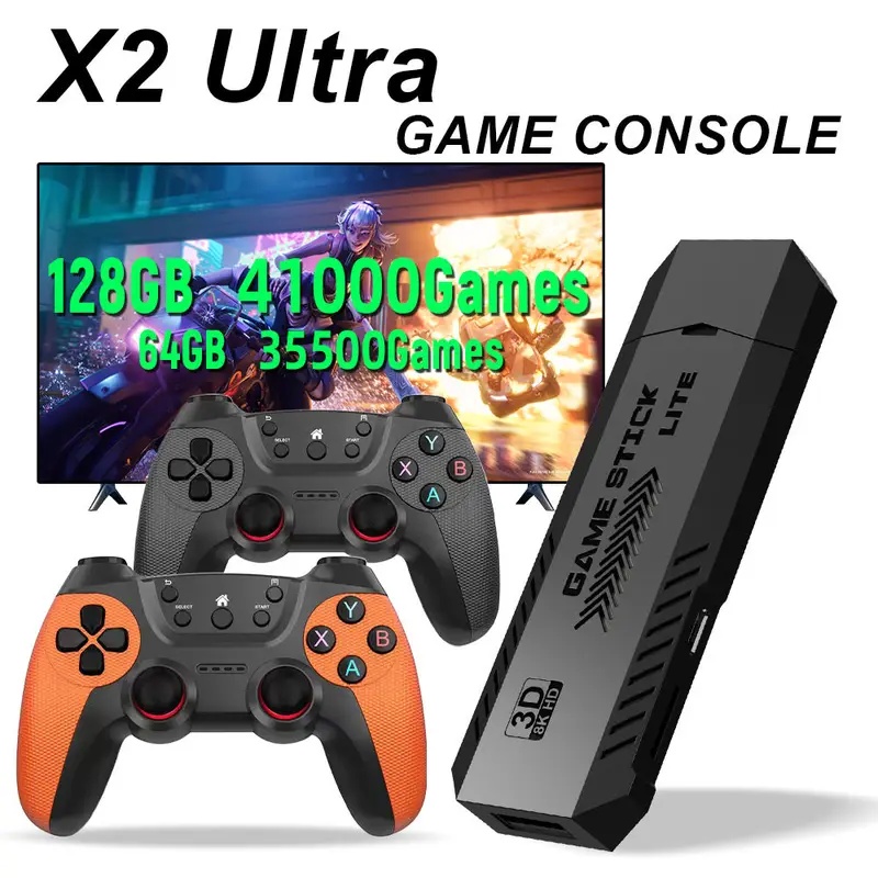 X2 Ultra Pro Retro Game Stick  - Gaming Console Stick review and price