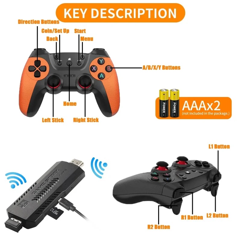 X2 Ultra Pro Retro Game Stick  - Gaming Console Stick review and price