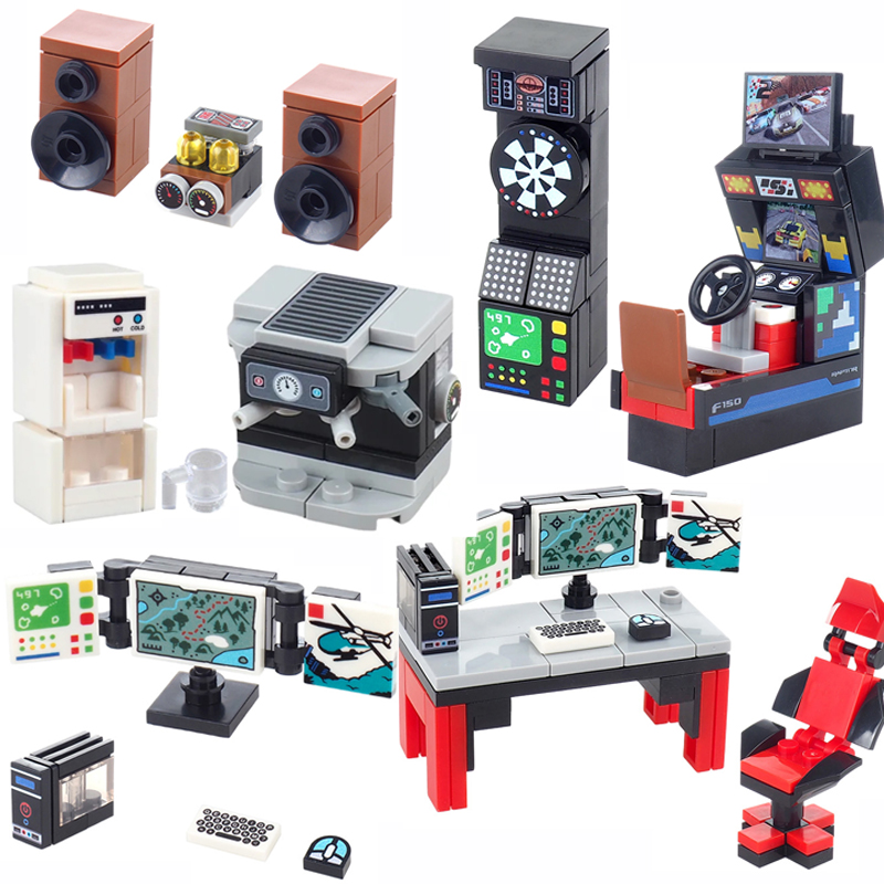 MOC City Street Scene Building - Gaming Console Lego review and price