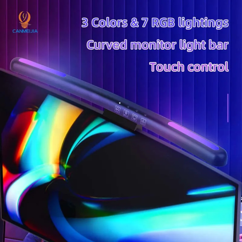 Curved LED Monitor Light Bar U - Gaming Console Portable Pc review and price